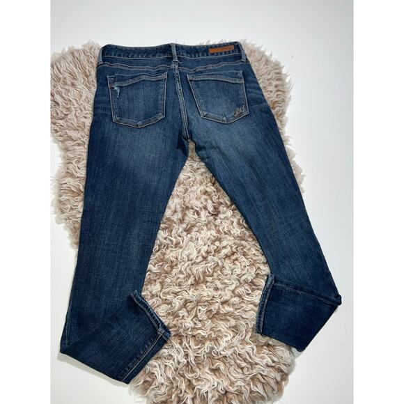 Express women’s legging Stella low rise distressed blue jeans - Picture 13 of 13